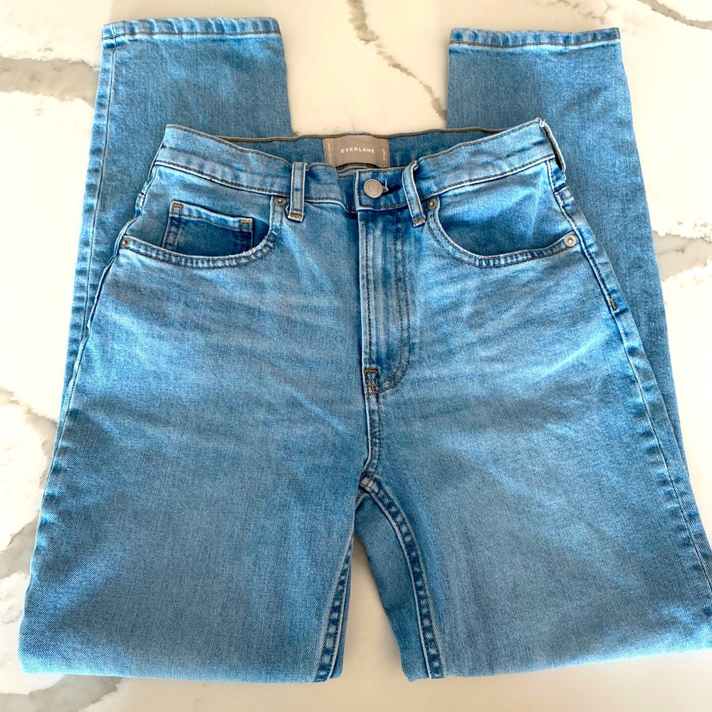Everlane Jeans High Rise Straight Jeans 27 Regular